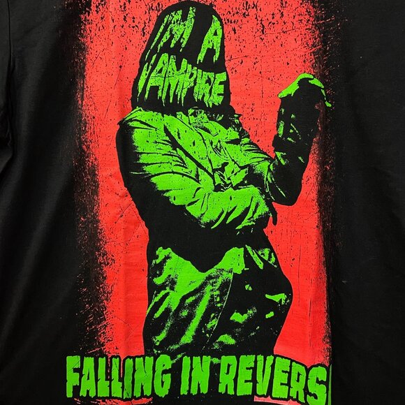 Falling in Reverse The Drug in Me Is You Album I'm Not A Vampire T-Shirt Large - Picture 2 of 4